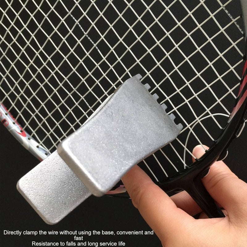 Topyond Tennis Racket Stringing Clamp, Badminton Stringing Flying Clamp,Spring Type Clamp for Neat Easy Racket Stringing,Directly Clamps Strings Without Base for Badminton Players - Image 2